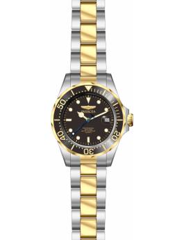 Invicta OCEAN VOYAGE 47670 Herreur - Quartz Urværk - Rustfrit Stål med Sort Zifferblad - 37 mm