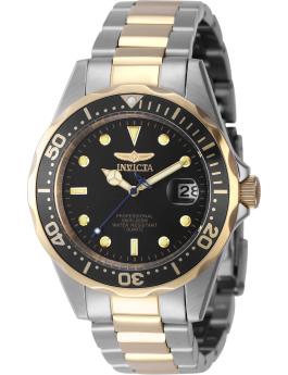 Invicta OCEAN VOYAGE 47670 Herrklocka - Kvartsur - Rostfritt stål med svart urtavla - 37 mm