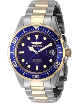 Invicta OCEAN VOYAGE 47671 Herrklocka - Kvartsur - Rostfritt stål med blå urtavla - 37 mm