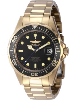 Invicta OCEAN VOYAGE 47672 Men's Watch - Quartz Movement - Stainless Steel with Black Dial - 37 mm
