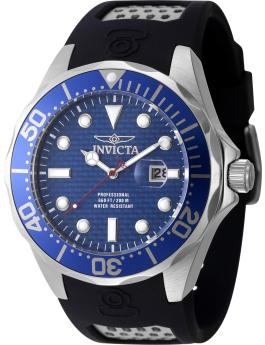 Invicta OCEAN VOYAGE 47687 Ceas bărbătesc - Mecanism Quartz - Oțel inoxidabil cu cadran albastru - 47 mm