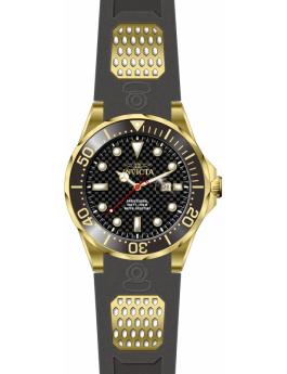 Invicta OCEAN VOYAGE 47689 Herreur - Quartz Movement - Rustfrit Stål med Sort Zifferblad - 47 mm