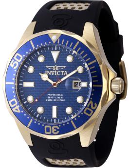 Invicta OCEAN VOYAGE 47690 Relógio Masculino - Movimento Quartz - Aço Inoxidável com Mostrador Azul - 47 mm
