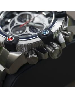 Invicta Coalition Forces 46658 Reloj de Hombre - Movimiento de Cuarzo - Acero Inoxidable con Esfera Plateada - 56 mm