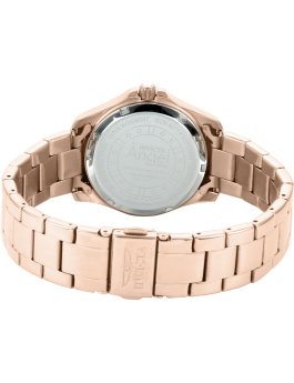 Invicta Angel 21417 Reloj de Mujer - Movimiento de Cuarzo - Acero Inoxidable con Esfera de Oro Rosa - 34 mm