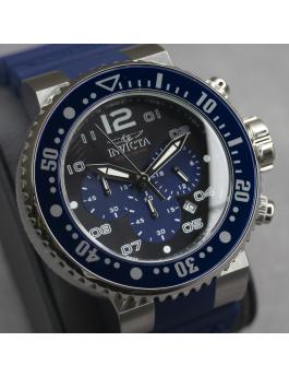 Invicta Pro Diver 47195 Men's Watch - Quartz Movement - Stainless Steel with Black Dial - 52 mm