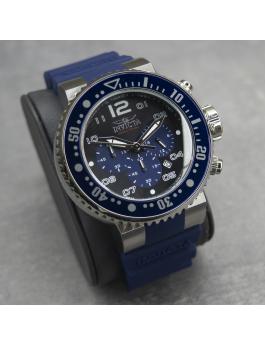 Invicta Pro Diver 47195 Men's Watch - Quartz Movement - Stainless Steel with Black Dial - 52 mm