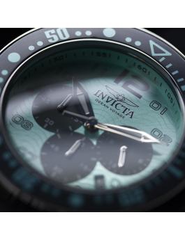 Invicta Pro Diver 47196 Herrenarmbanduhr - Quartz Bewegung - Edelstahl mit Blauem Zifferblatt - 52 mm