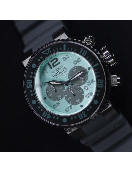 Invicta Pro Diver 47196 Herrenarmbanduhr - Quartz Bewegung - Edelstahl mit Blauem Zifferblatt - 52 mm