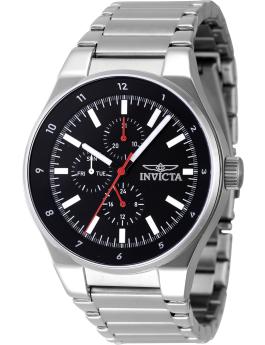 Invicta Racing 47547 Reloj para Hombre - Movimiento de Cuarzo - Acero Inoxidable con Esfera Dorada - 44 mm