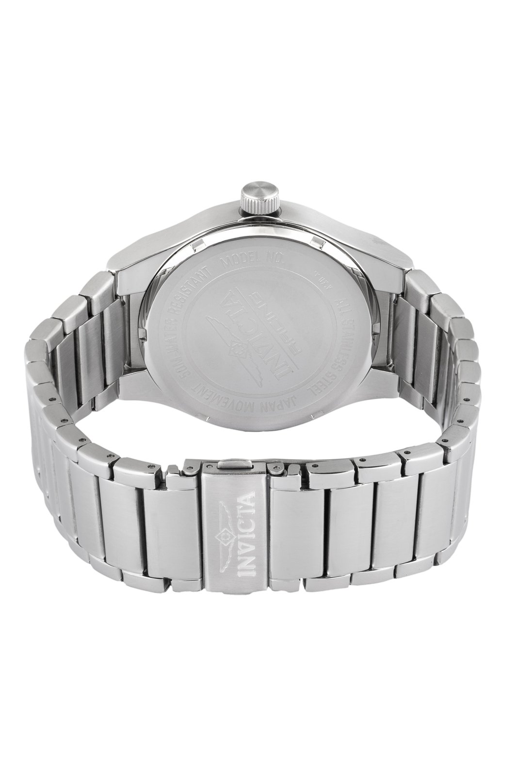 Invicta Racing 47547 Reloj para Hombre - Movimiento de Cuarzo - Acero Inoxidable con Esfera Dorada - 44 mm