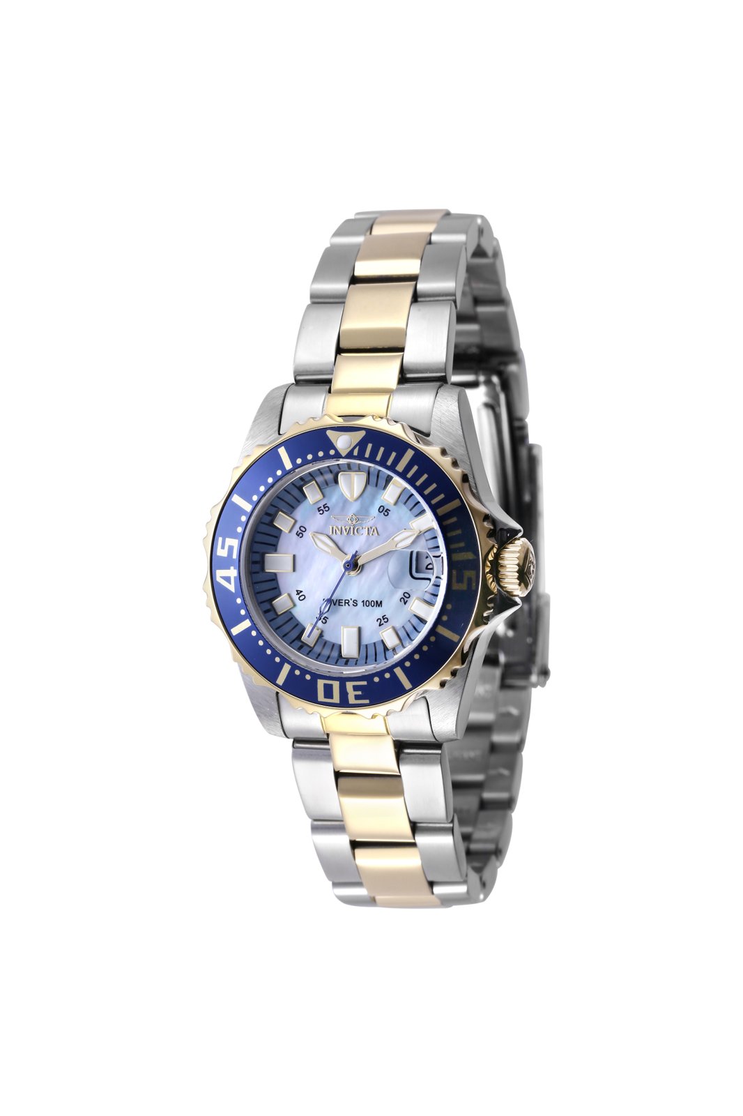Invicta Ocean Voyage 47664 Women's Watch - Quartz Movement - Stainless Steel with Blue Dial - 30 mm