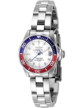 Invicta Ocean Voyage 47676 Orologio da donna - Movimento al quarzo - Acciaio inossidabile con quadrante argento - 24 mm