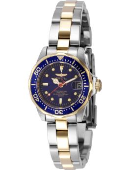 Invicta Ocean Voyage 47679 Ženski ura - Quartz mehanizem - Nerjaveče jeklo z modrim številčnico - 24 mm
