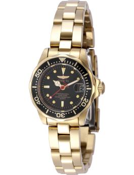 Invicta Ocean Voyage 47680 Dámske hodinky - Quartz strojček - Nerezová oceľ s čiernym ciferníkom - 24 mm