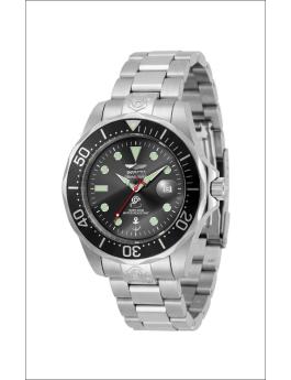 Invicta Ocean Voyage 47682 Pánske hodinky - Automatický strojček - Nerezová oceľ s čiernym ciferníkom - 47 mm