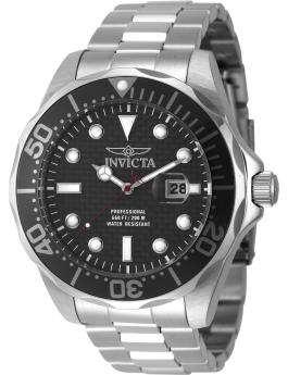 Invicta Ocean Voyage 47691 Pánske hodinky - Quartz strojček - Nerezová oceľ s čiernym ciferníkom - 47 mm