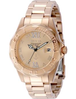 Invicta Ocean Voyage 47697 Dámske hodinky - Quartz strojček - Nerezová oceľ s ružovo-zlatým ciferníkom - 38 mm