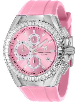 TechnoMarine Cruise TM-121151 Orologio da Uomo - Movimento al Quarzo - Acciaio Inossidabile con Quadrante Rosa - 45 mm