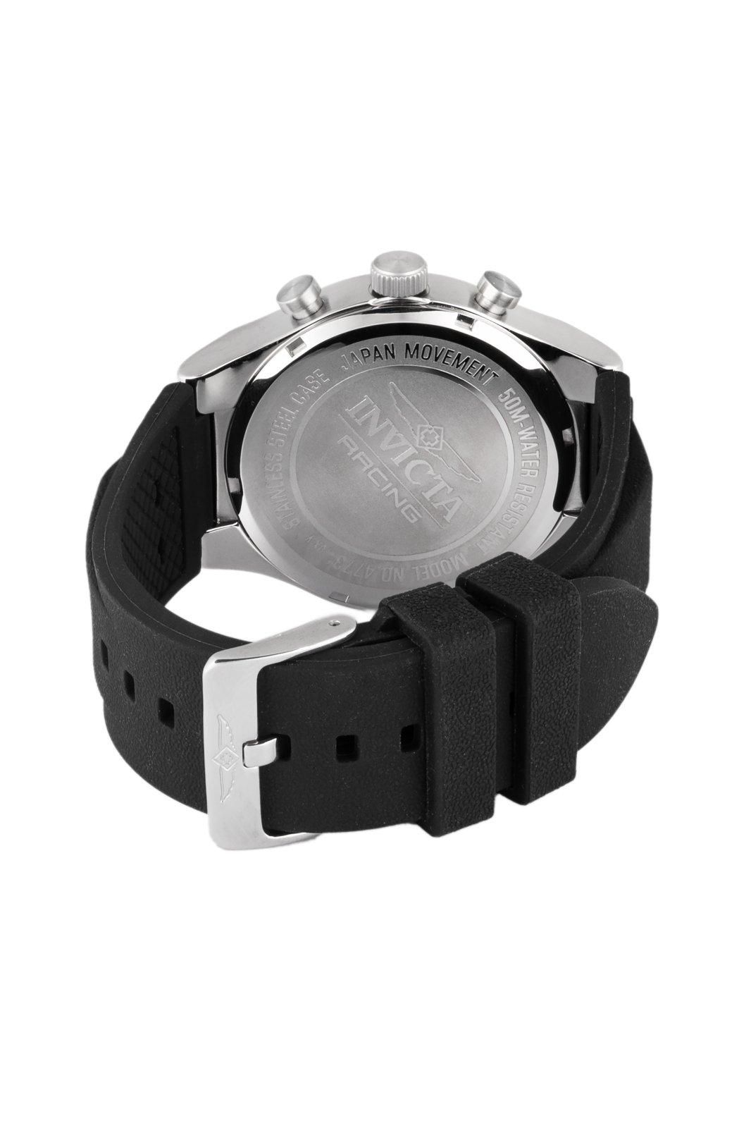 Invicta Racing 47736 – Orologio Da Uomo Al Quarzo, Cassa 44 Mm In Acciaio, Quadrante Bianco, Impermeabile 5 Bar - copertina
