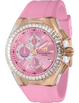 TechnoMarine Cruise TM-121164 Orologio da Uomo - Movimento al Quarzo - Acciaio Inossidabile con Quadrante Rosa - 45 mm