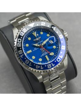 Invicta Aviator 39266 Orologio Uomo - Quarzo, Cassa 50mm In Acciaio, Quadrante Blu, Impermeabile - 3