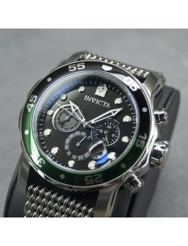 Invicta Pro Diver 47631 Reloj para Hombre - Movimiento de Cuarzo - Acero Inoxidable con Esfera Negra - 48 mm
