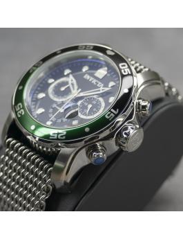 Invicta Pro Diver 47631 Reloj para Hombre - Movimiento de Cuarzo - Acero Inoxidable con Esfera Negra - 48 mm