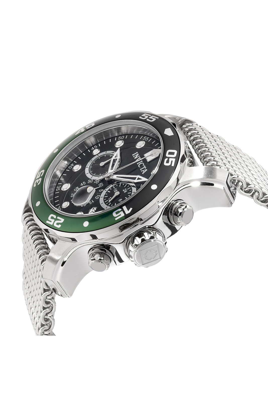 Invicta Pro Diver 47631 Reloj para Hombre - Movimiento de Cuarzo - Acero Inoxidable con Esfera Negra - 48 mm