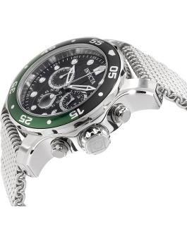 Invicta Pro Diver 47631 Reloj para Hombre - Movimiento de Cuarzo - Acero Inoxidable con Esfera Negra - 48 mm