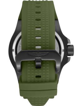 Invicta Aviator 39302 Men's Watch - Quartz Movement - Stainless Steel with Black Dial - 50 mm