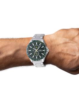 Invicta Racing 47549 Reloj de Hombre - Movimiento de Cuarzo - Acero Inoxidable con Esfera Verde - 44 mm