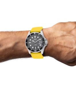 Invicta Pro Diver 47163 Moška ura - Quartz mehanizem - Nerjaveče jeklo s sivim številčnico - 43 mm