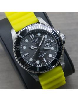 Invicta Pro Diver 47163 Moška ura - Quartz mehanizem - Nerjaveče jeklo s sivim številčnico - 43 mm