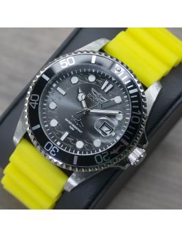 Invicta Pro Diver 47163 Moška ura - Quartz mehanizem - Nerjaveče jeklo s sivim številčnico - 43 mm