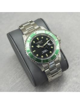 Invicta Pro Diver 47353 Moška ura - Quartz mehanizem - Nerjaveče jeklo s črnim številčnico - 40 mm