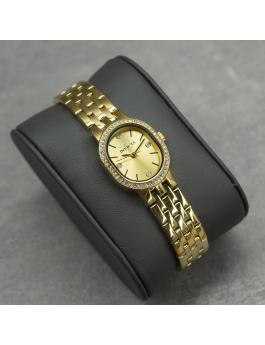 Invicta Angel 48135 Reloj de Mujer - Movimiento de Cuarzo - Acero Inoxidable con Esfera Dorada - 20 mm