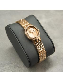 Invicta Angel 48137 Reloj de Mujer - Movimiento de Cuarzo - Acero Inoxidable con Esfera Dorada Rosa - 20 mm