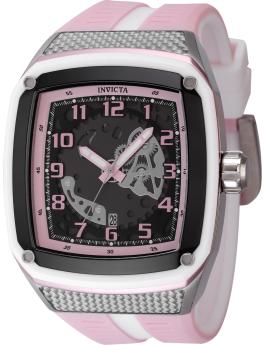 Invicta Racing - JM Edición Limitada 48069 Reloj de Hombre - Movimiento de Cuarzo - Acero Inoxidable con Esfera Gris - 45 mm