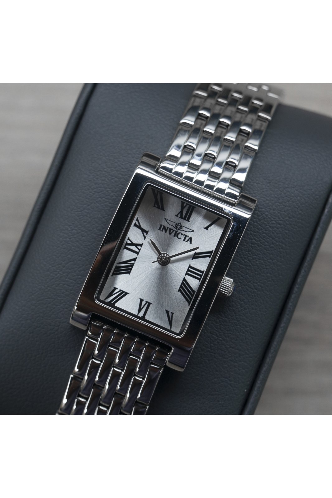 Invicta Angel 48142 Damklocka - Kvartsrörelse - Rostfritt Stål med Silver Urskiva - 19 mm
