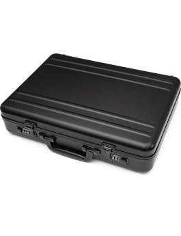 Invicta Aluminum Collector Briefcase New 18 Slot with lock - Black