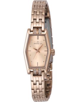 Invicta Angel 48133 Relógio Feminino - Movimento Quartz - Aço Inoxidável com Mostrador em Ouro Rosa - 20 mm