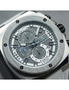 Invicta Racing 48163 Men's Watch - Quartz Movement - Stainless Steel with Grey Dial - 47 mm