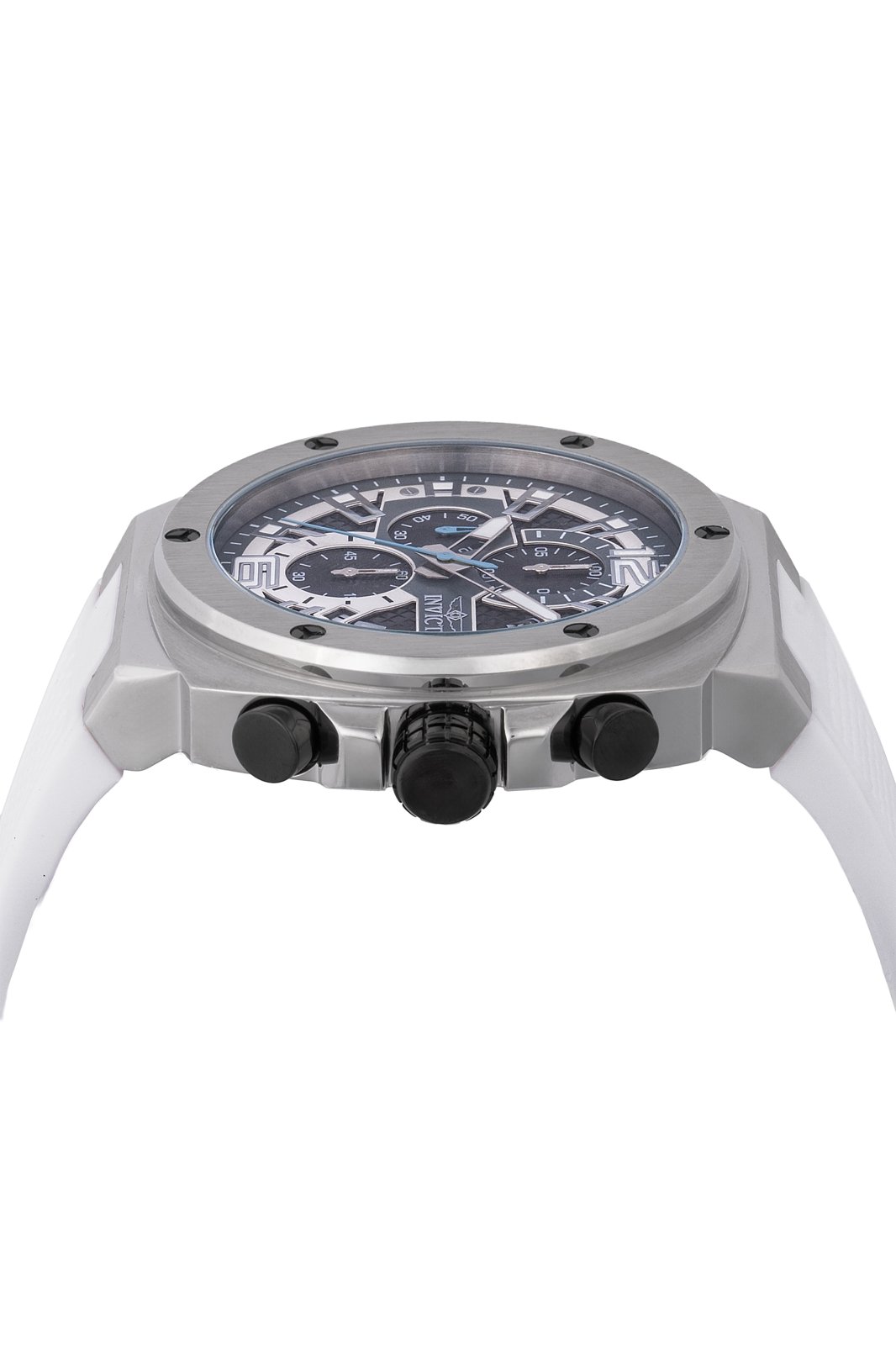 Invicta Racing 48163 Men's Watch - Quartz Movement - Stainless Steel with Grey Dial - 47 mm