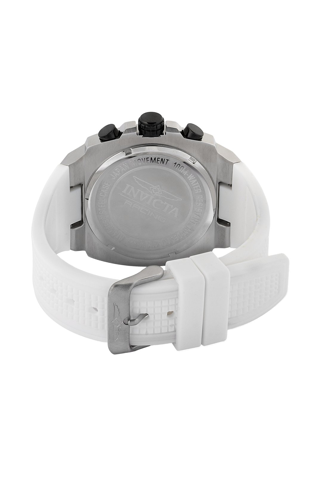 Invicta Racing 48163 Men's Watch - Quartz Movement - Stainless Steel with Grey Dial - 47 mm
