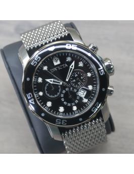 Invicta Pro Diver 48073 Men's Watch - Quartz Movement - Stainless Steel with Black Dial - 48 mm
