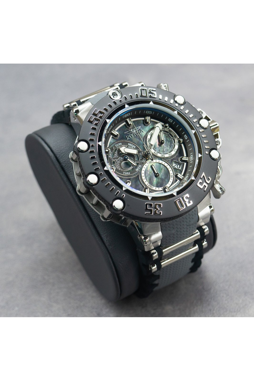 Invicta Subaqua 47613 Ανδρικό ρολόι - Μηχανισμός Quartz - Ανοξείδωτο ατσάλι με καντράν από φίλντισι - 52 mm