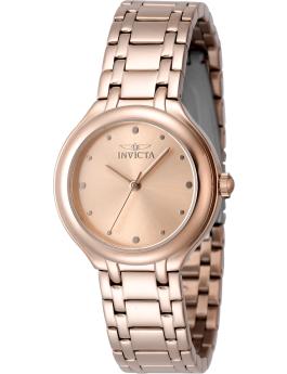 Invicta Wildflower 48228 Reloj de Mujer - Movimiento de Cuarzo - Acero Inoxidable con Esfera Oro Rosa - 32 mm