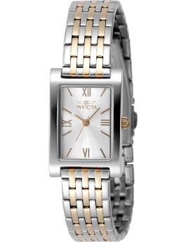 Invicta Angel 48148 Relógio Feminino - Movimento de Quartzo - Aço Inoxidável com Mostrador Prateado - 19 mm