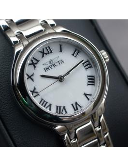 Invicta Wildflower 48230 Relógio Feminino - Movimento de Quartzo - Aço Inoxidável com Mostrador Prateado - 32 mm